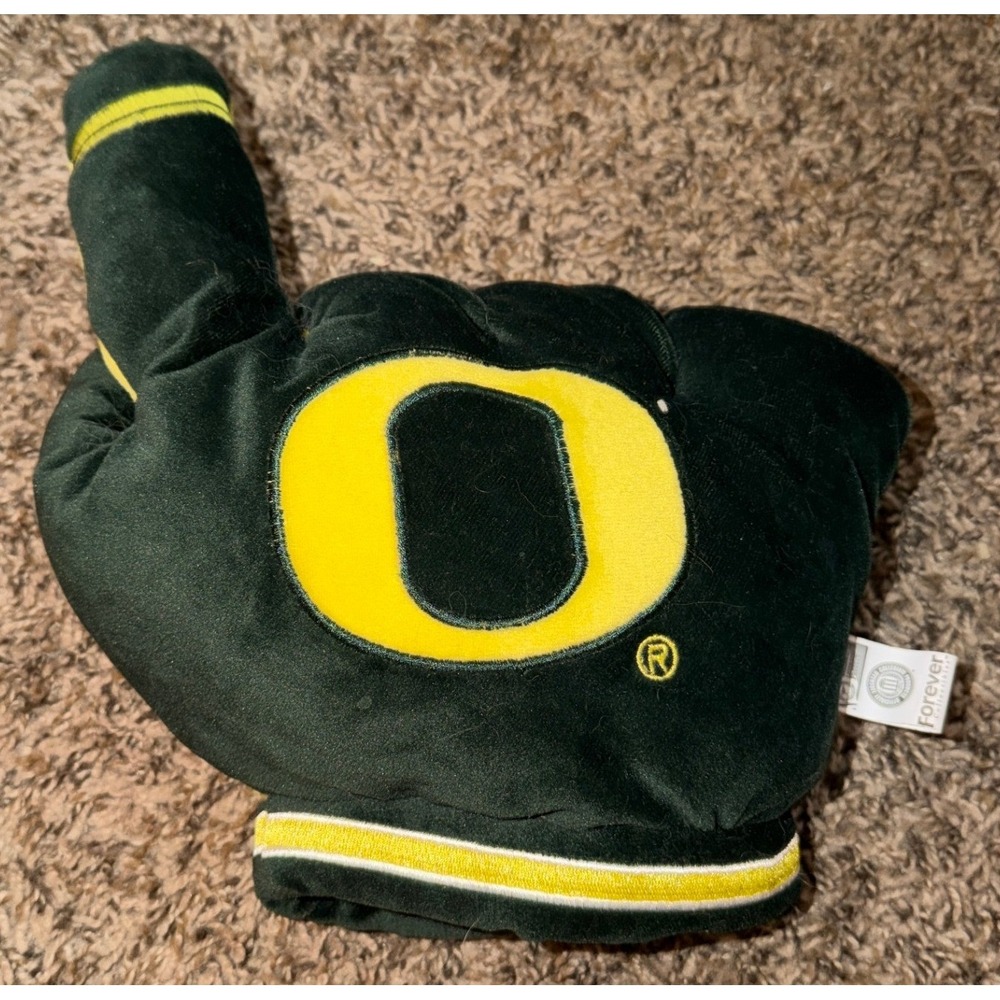Forever Collectables-Plush Oregon Ducks #1 Fan Oversized Mitt/Glove